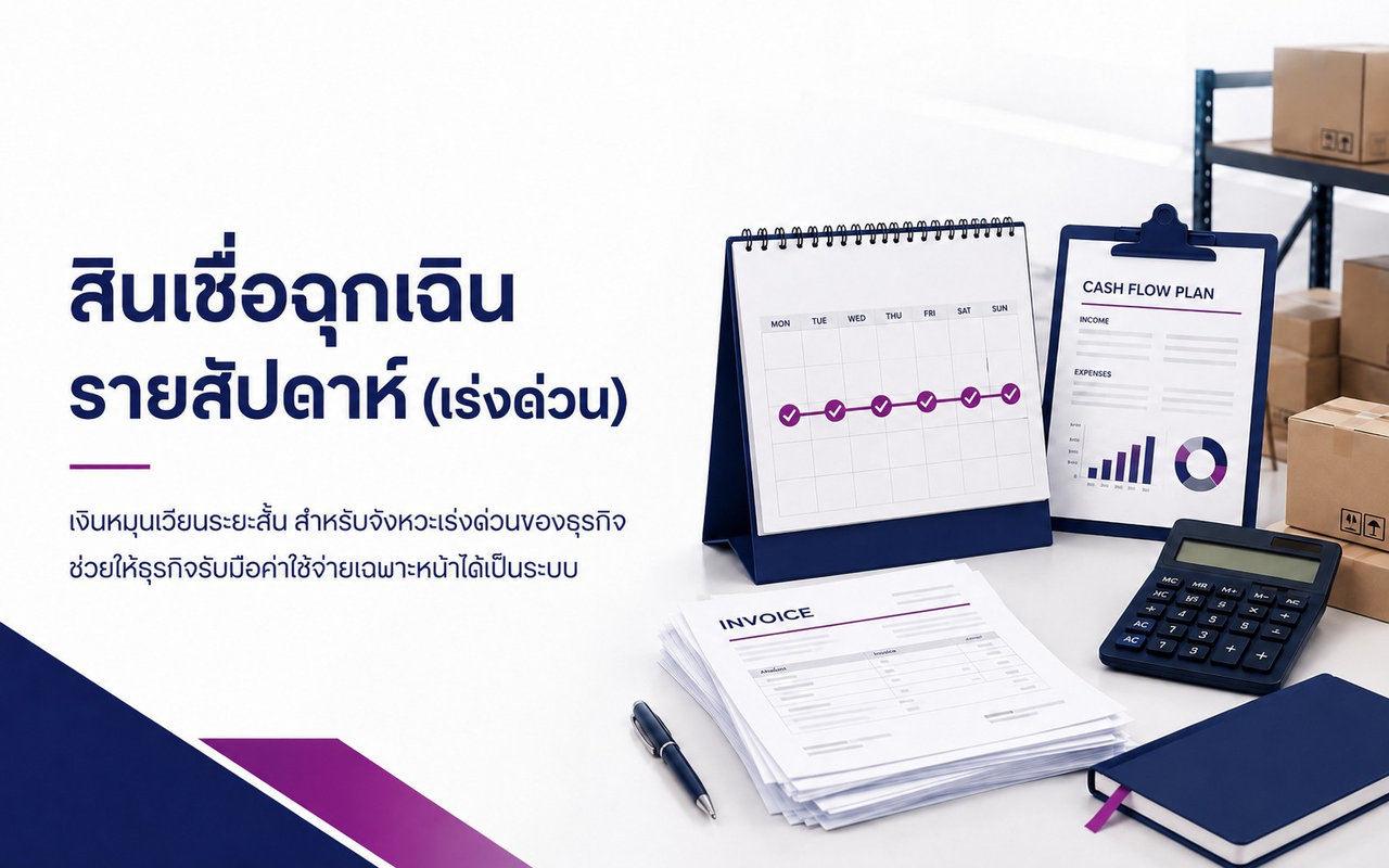 สินเชื่อฉุกเฉินรายสัปดาห์